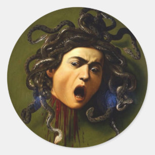 Adesivo Caravaggio Medusa (1597)