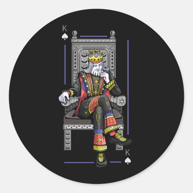 Adesivo Card King (Frente)