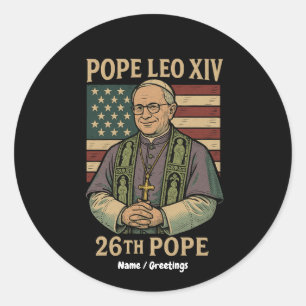 Adesivo Cardeal Robert Impede Pope Eleito Leo XIV