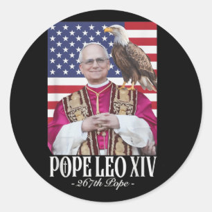 Adesivo Cardeal Robert Prevost Shirt Pope Leo Xiv 0