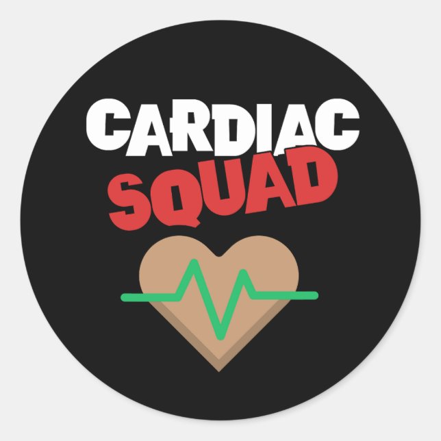 Adesivo Cardiac Squad Nurse Department (Frente)