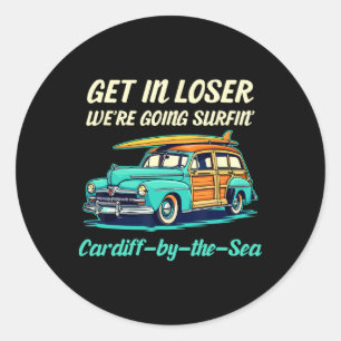 Adesivo Cardiff By The Sea Surf Califórnia Mulheres Homens