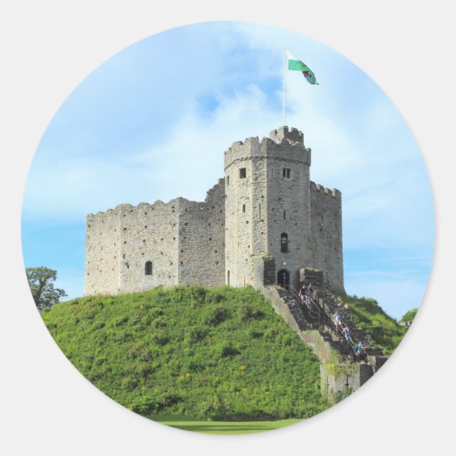 Adesivo Cardiff Castle Keep (Frente)