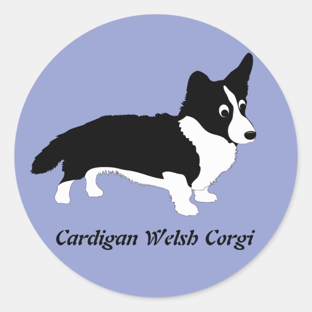 Adesivo Cardigan Welsh Corgi (Frente)