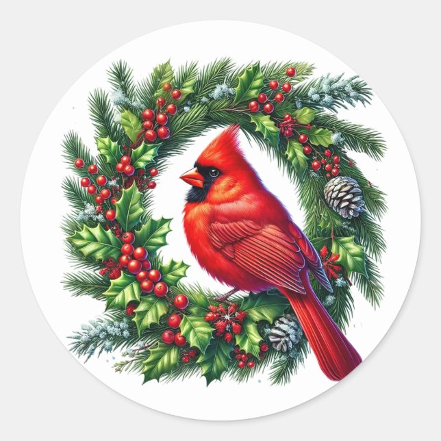 Adesivo Cardinal Stickers (Frente)