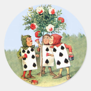 Adesivo Cardmen da Rainha dos Corações Pintam os Rosas do