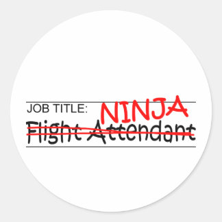 Adesivo Cargo Ninja - Atendedor de Voo