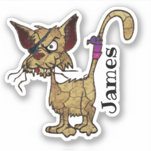 Adesivo Caricatura Brava Face Sarcasmo