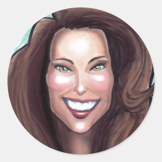 Adesivo Caricatura de Kate Middleton (Frente)