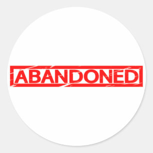 Adesivo Carimbo Abandonado