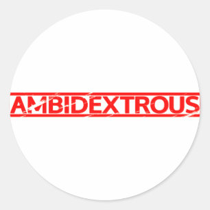 Adesivo Carimbo Ambidexterior