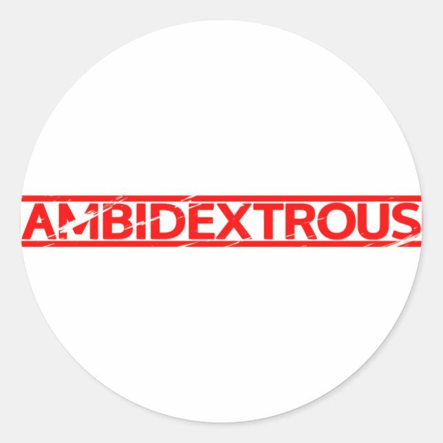 Adesivo Carimbo Ambidexterior (Frente)