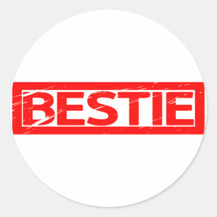 Adesivo Carimbo Bestie