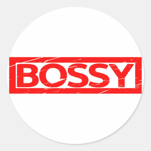 Adesivo Carimbo Bossy (Frente)