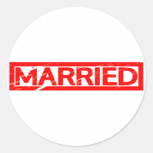 Adesivo Carimbo Casado