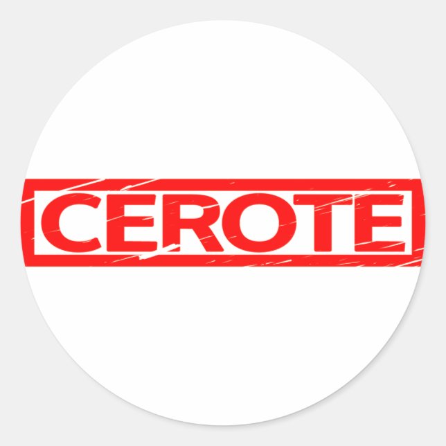 Adesivo Carimbo Cerote (Frente)