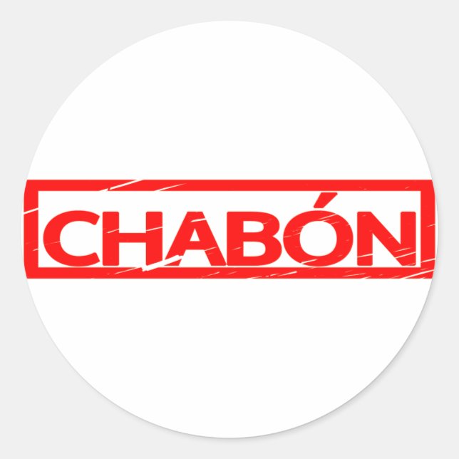 Adesivo Carimbo Chabón (Frente)