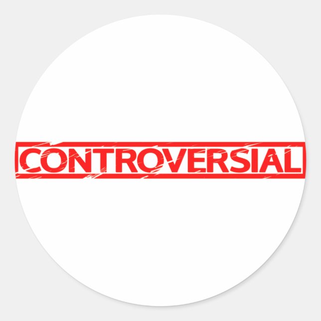 Adesivo Carimbo Controverso (Frente)