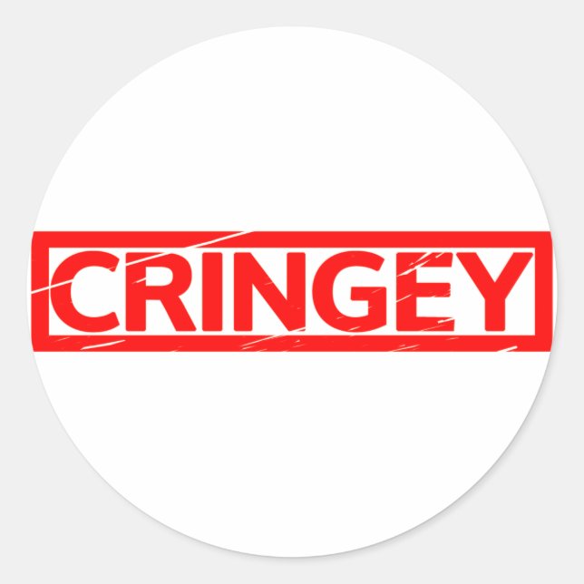 Adesivo Carimbo Cringey (Frente)