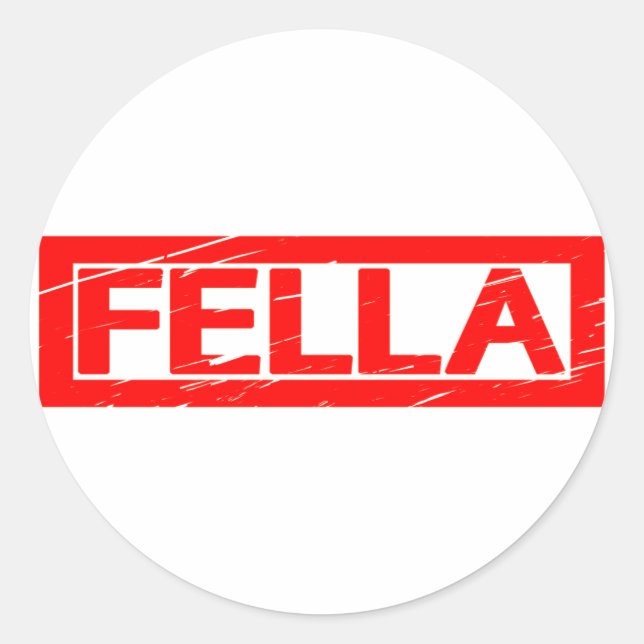 Adesivo Carimbo da Fella (Frente)