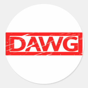Adesivo Carimbo Dawg