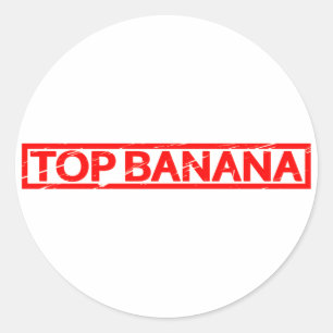 Adesivo Carimbo de Banana Superior