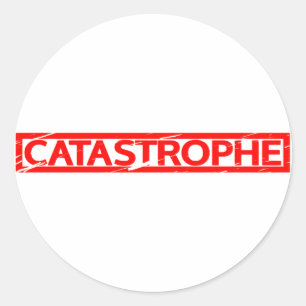 Adesivo Carimbo de Catástrofe