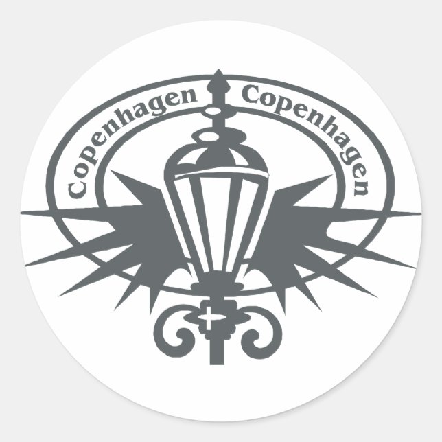 Adesivo Carimbo de Copenhaga (Frente)