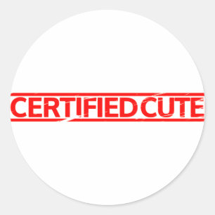 Adesivo Carimbo de Cubo Certificado