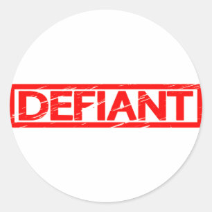 Adesivo Carimbo de Defiant