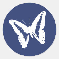 Carimbo de Envelope Blue Butterfly