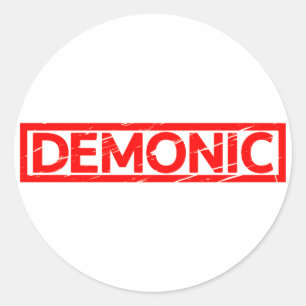 Adesivo Carimbo Demônico