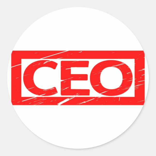 Adesivo Carimbo do CEO (Frente)