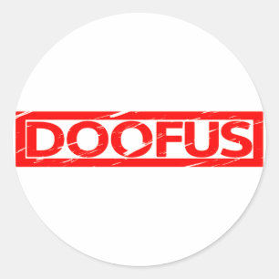 Adesivo Carimbo do Doofus