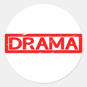 Adesivo Carimbo do Drama