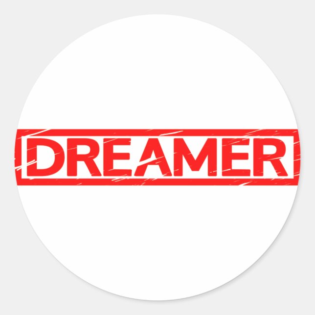 Adesivo Carimbo do Dreamer (Frente)