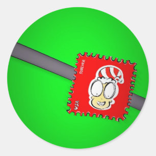 Adesivo Carimbo do Elf do Natal