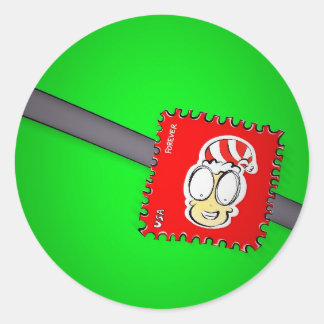 Adesivo Carimbo do Elf do Natal