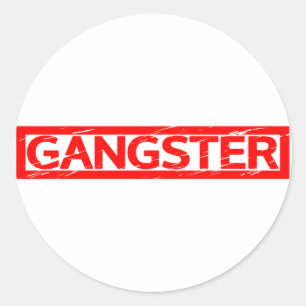 Adesivo Carimbo do gângster