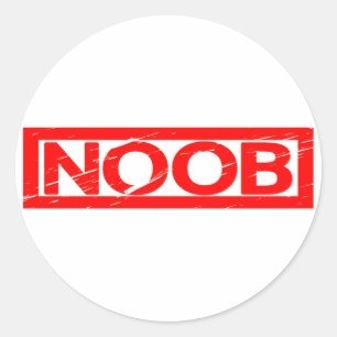 Adesivo Carimbo do Noob