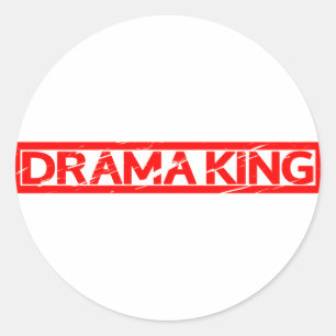 Adesivo Carimbo Drama King