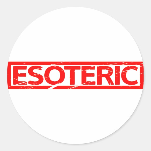 Adesivo Carimbo Esotérico (Frente)
