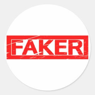 Adesivo Carimbo Faker