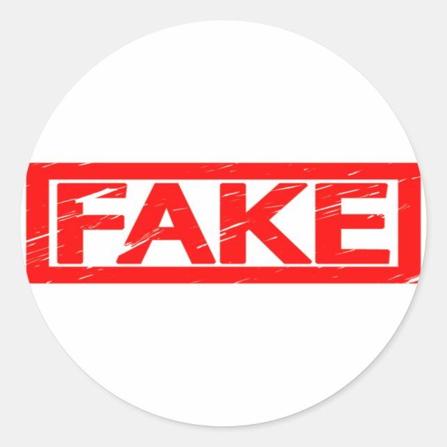 Adesivo Carimbo falso (Frente)