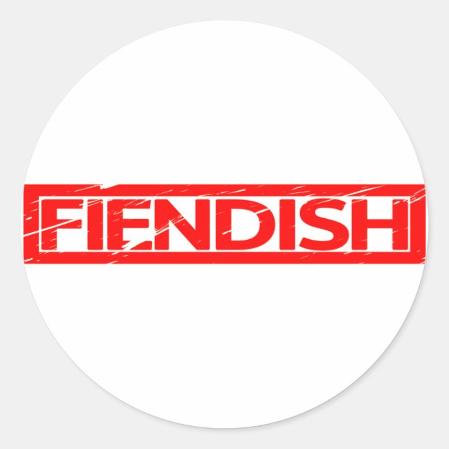Adesivo Carimbo Fiendish (Frente)