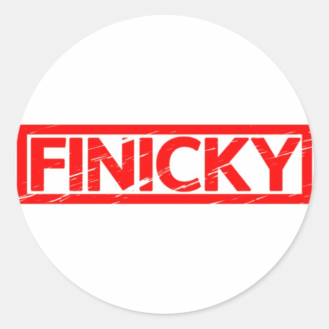Adesivo Carimbo Finicky (Frente)