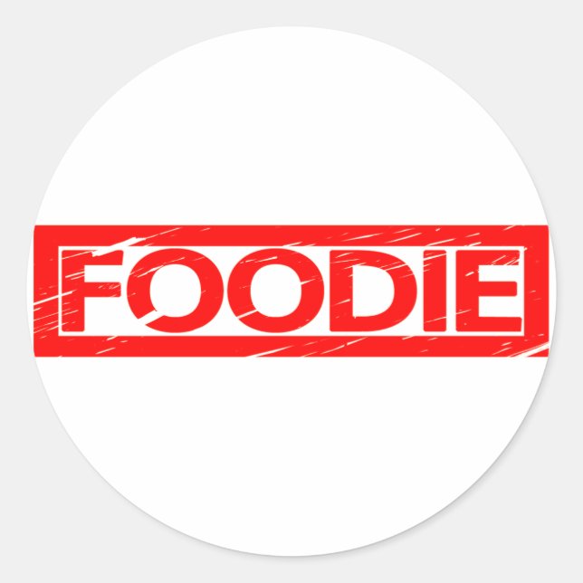 Adesivo Carimbo Foodie (Frente)