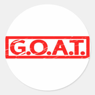 Adesivo Carimbo G.O.A.T.