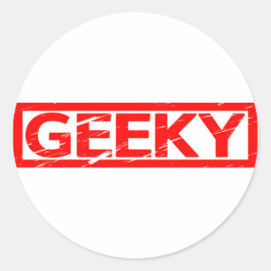 Adesivo Carimbo Geeky