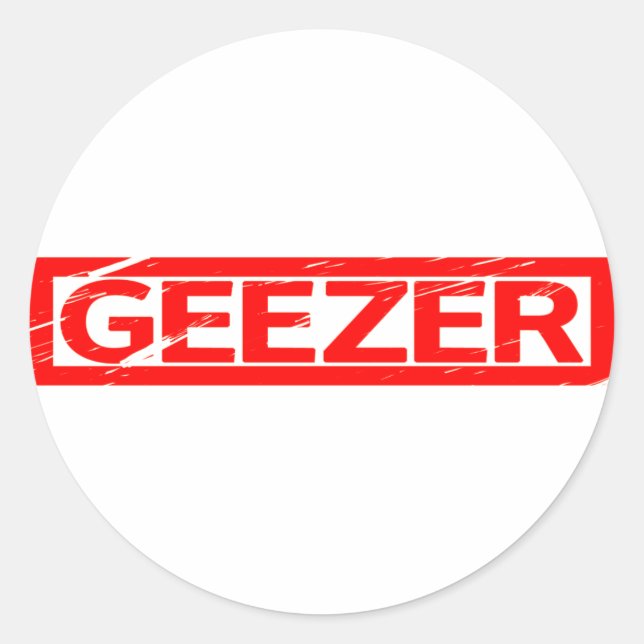 Adesivo Carimbo Geezer (Frente)